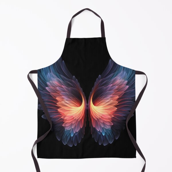 Item preview, Aura accented pair of wings print designed and sold by dcrc.