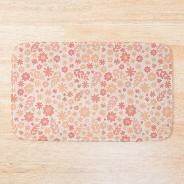Item preview, Peach Fuzz Airy Wildflower Meadow Pattern designed and sold by tanyadraws.