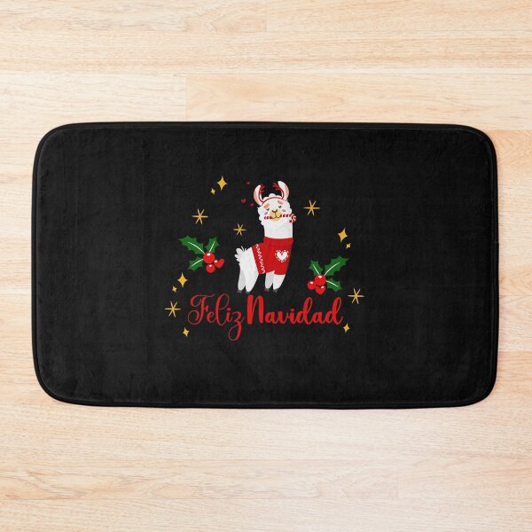 Item preview, Happy Holidays 107. Feliz Navidad Llama designed and sold by amahechoamano.