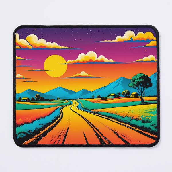 Item preview, Liminal Space Road - Pop Art, Dreamcore Design designed and sold by liminal-concept.
