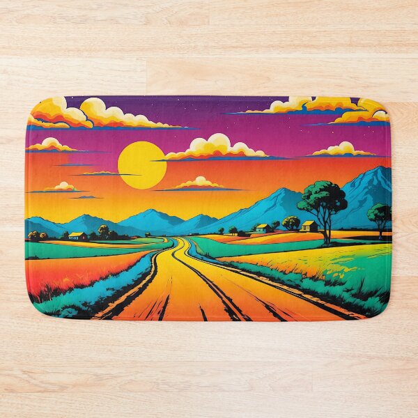Item preview, Liminal Space Road - Pop Art, Dreamcore Design designed and sold by liminal-concept.