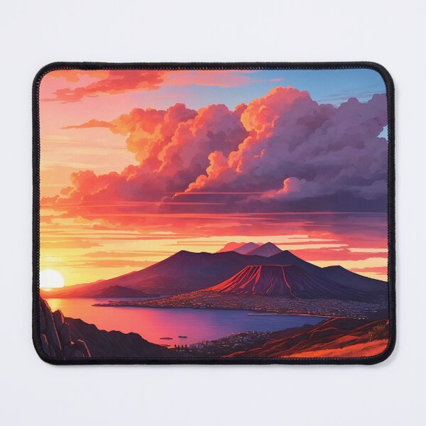 Item preview, Vesuvian Sunrise Vista designed and sold by canvasriddle.