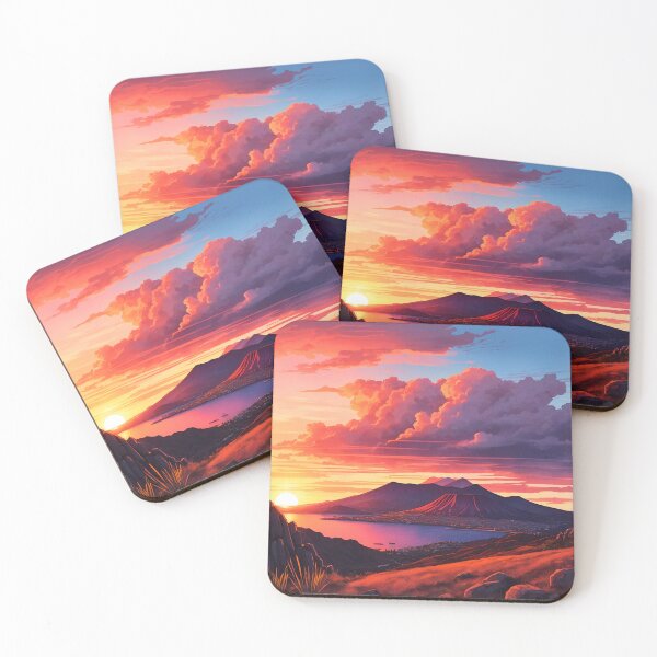 Item preview, Vesuvian Sunrise Vista designed and sold by canvasriddle.