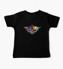 Ivorian American Flag USA Ivory Coast Baby Tee
