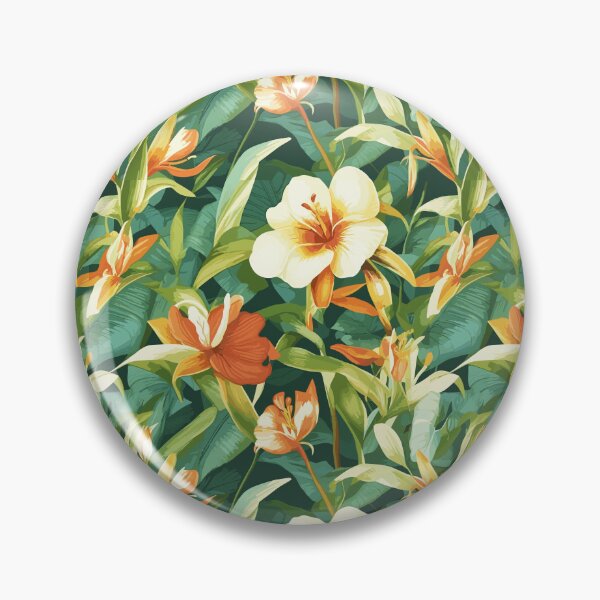 Item preview, Floral tropical leaves designed and sold by jinmommyonline.