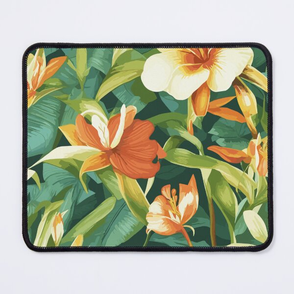 Item preview, Floral tropical leaves designed and sold by jinmommyonline.