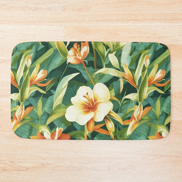 Item preview, Floral tropical leaves designed and sold by jinmommyonline.