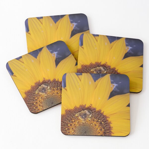 Item preview, Busy Bee on a Sunny Sunflower designed and sold by Ewa Miller.