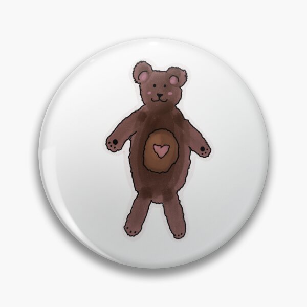 Artikelvorschau, Niedlicher Teddybär mit Herz auf dem Bauch entworfen und verkauft von thecoolcanvas.