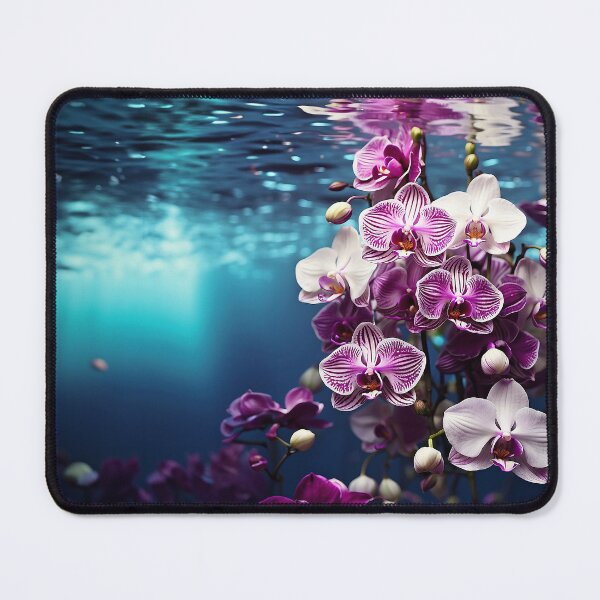 Item preview, Immersive Scene: Tranquil Orchids Floating Under the Sea designed and sold by TechnoWhimsy.