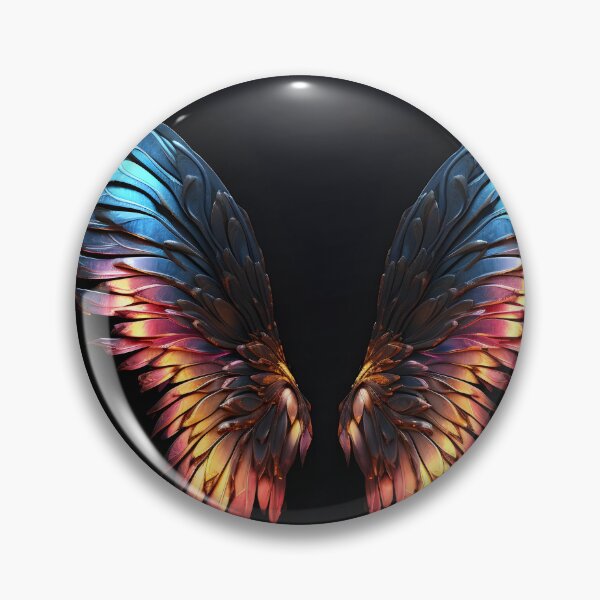 Item preview, aura accented pair of wings print designed and sold by dcrc.