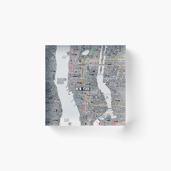 Item preview, New York city subway map NYC designed and sold by oliver polanski.