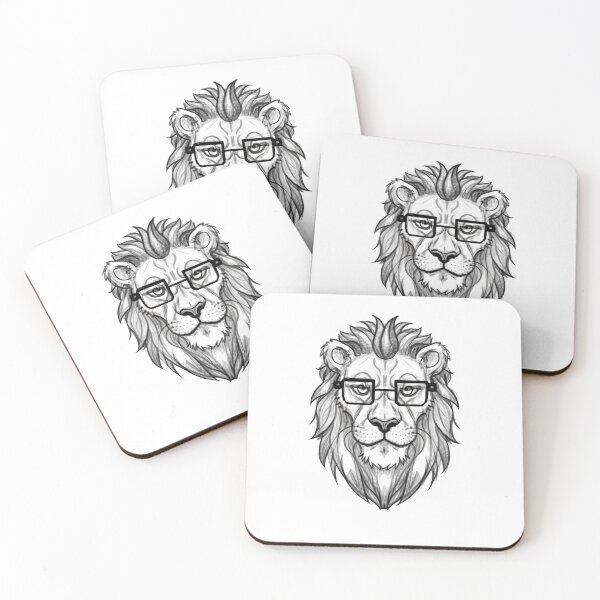 Item preview, Geek Lion in sketch style designed and sold by GeekWardrobe.