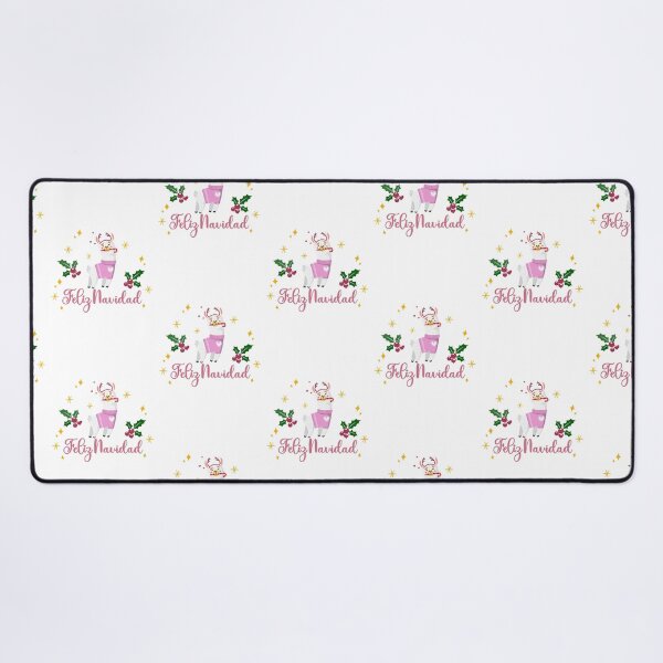 Item preview, Happy Holidays 108. Feliz Navidad Llama rosa designed and sold by amahechoamano.