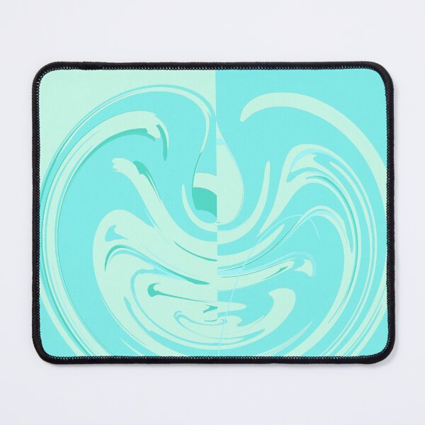 Item preview, Circle waves Peppermint abstract designed and sold by TiffyChaa.
