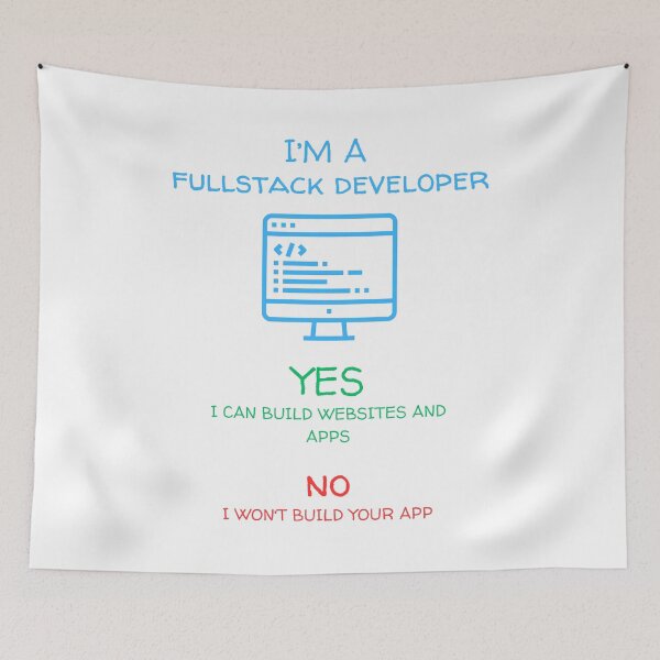 Item preview, I'm a fullstack developer designed and sold by Gilpro Designs.