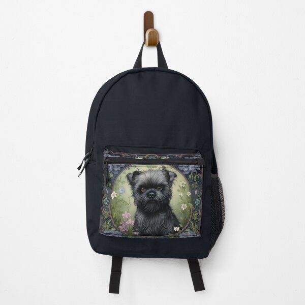 Item preview, Affenpinscher Vintage Flowers Retro Art Design designed and sold by WallyPink.