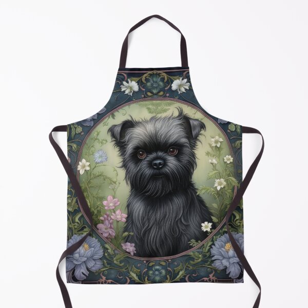 Item preview, Affenpinscher Vintage Flowers Retro Art Design designed and sold by WallyPink.