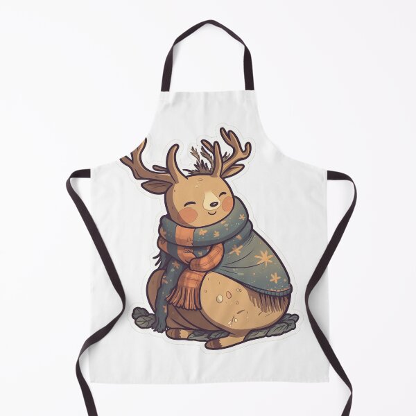 Item preview, Cozy Raindeer Sticker designed and sold by alloutshirts.