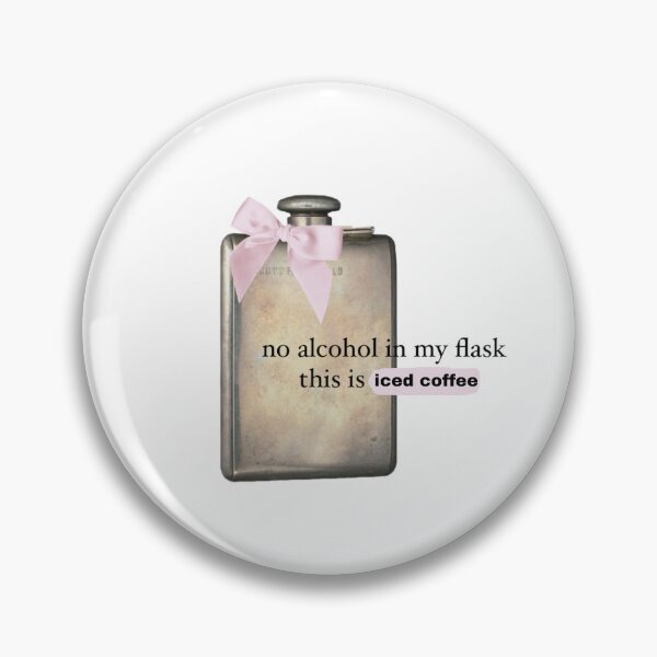 Item preview, girl flask with coffee designed and sold by ilonaloves.