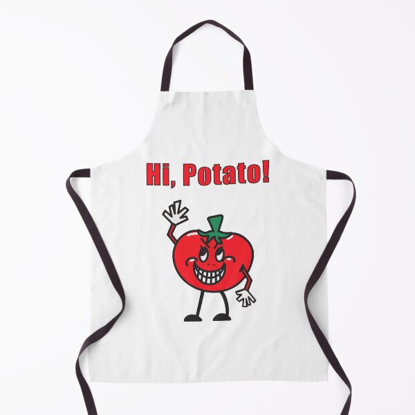 Item preview, Funny Tomato Greeting with Hi Potato  designed and sold by amiaplusamia.