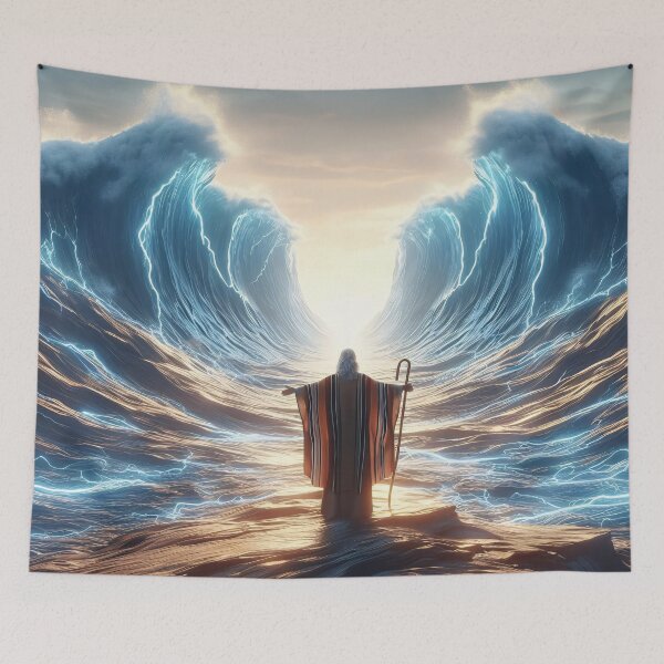 Item preview, Moses Parting The Red Sea designed and sold by ClassicRetroism.