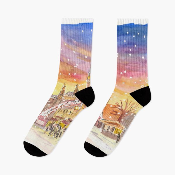 Item preview, Amazing Snowy Vienna City Hall Square and Christmas Market by Night designed and sold by artshop77.