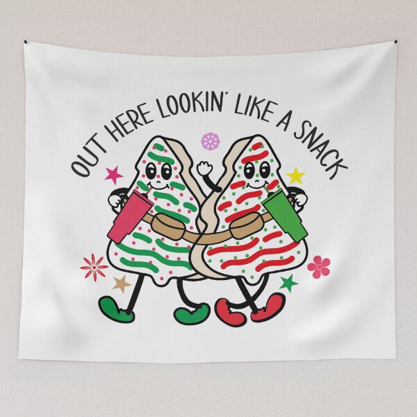 Item preview, Out Here Looking Like A Snack Christmas designed and sold by shopbakas.