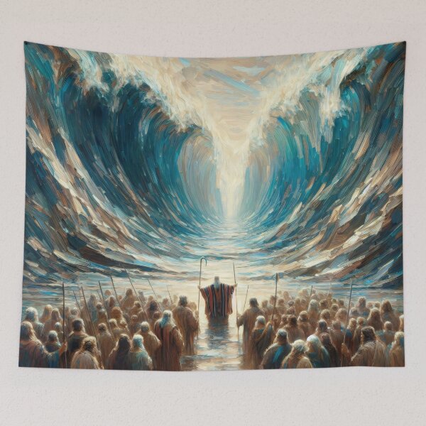 Item preview, Moses Parting The Red Sea designed and sold by ClassicRetroism.