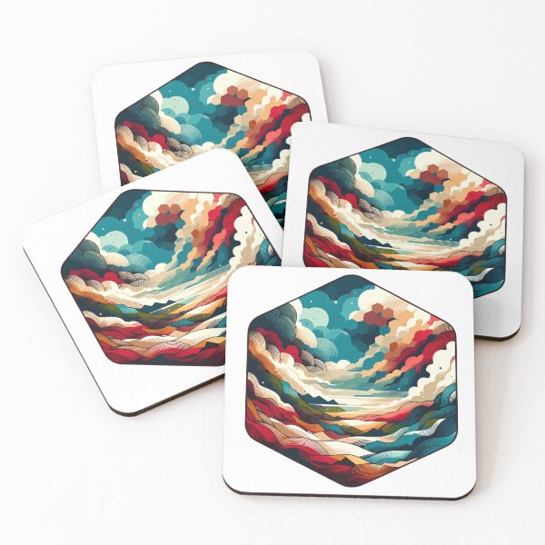 Item preview, Cloud Mountain - CosmicDreamscapes Collection designed and sold by PixeLoomshop.