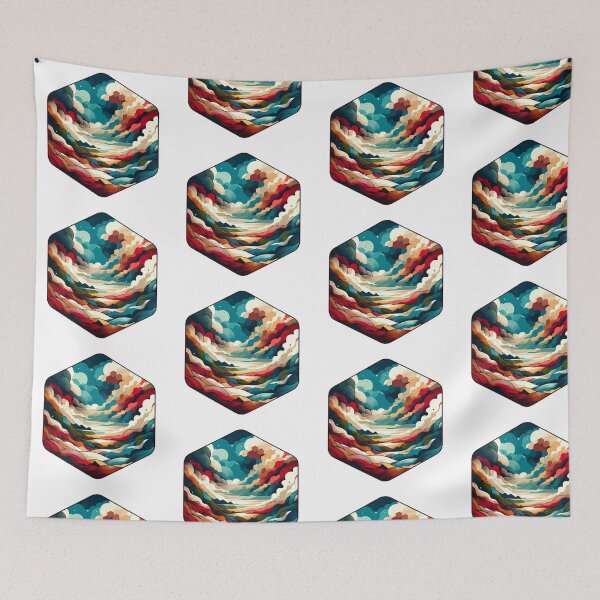 Item preview, Cloud Mountain - CosmicDreamscapes Collection designed and sold by PixeLoomshop.