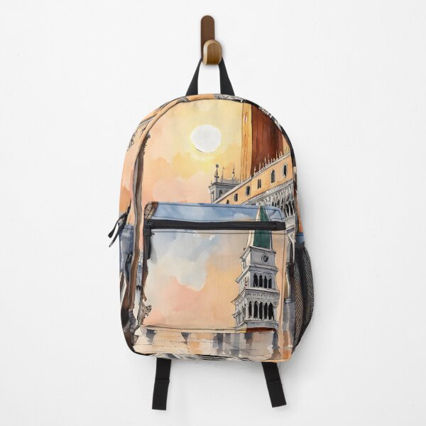 Item preview, Venice Sunset: Piazza San Marco in Watercolor Beauty designed and sold by LSVart.