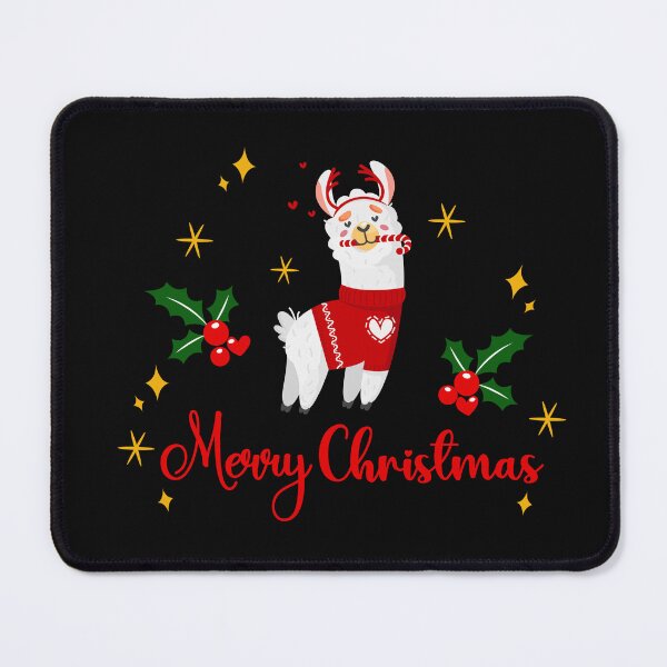 Item preview, Happy Holidays 109. Merry Christmas llama designed and sold by amahechoamano.
