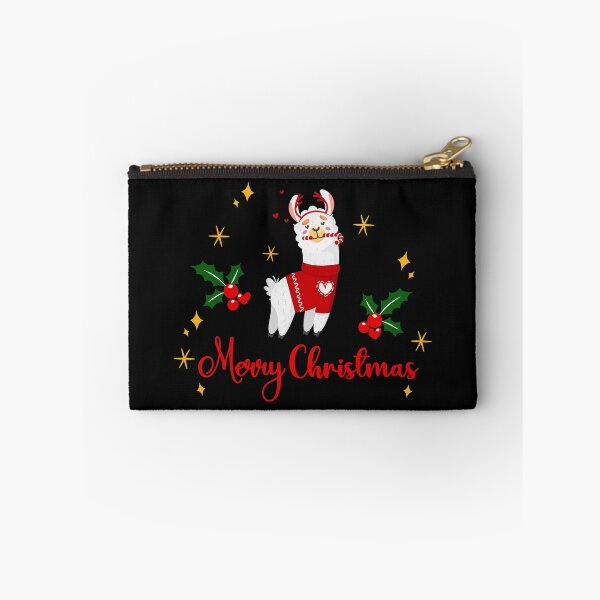 Item preview, Happy Holidays 109. Merry Christmas llama designed and sold by amahechoamano.
