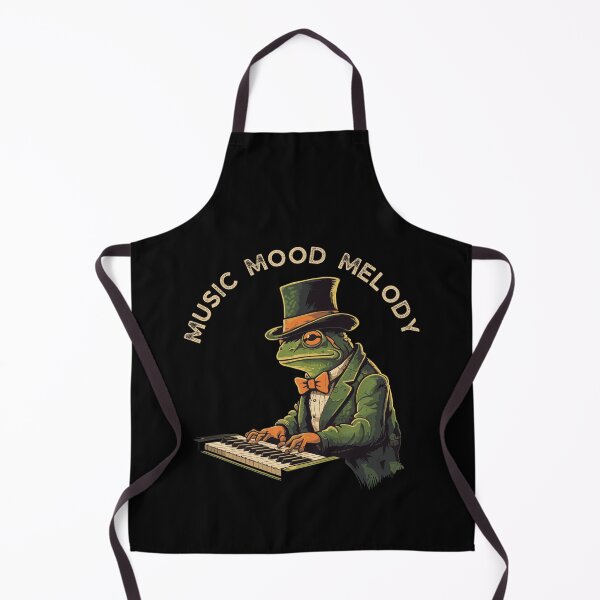 Item preview, Frog Plays Piano Music Mood designed and sold by CosyTeal.