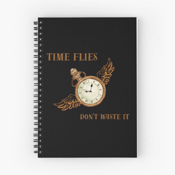 Item preview, Time flies don't waste it it's a great T-shirt idea for everybody who like to live life in full designed and sold by Magrosa.