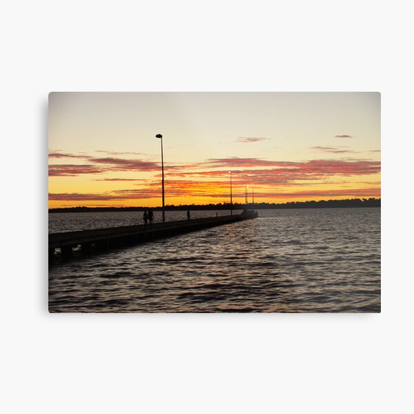 Como Beach IV Metal Print