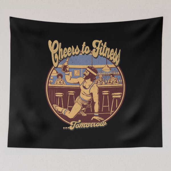 Item preview, Cheers to fitness ...tomorrow designed and sold by Retro-Rebellion.