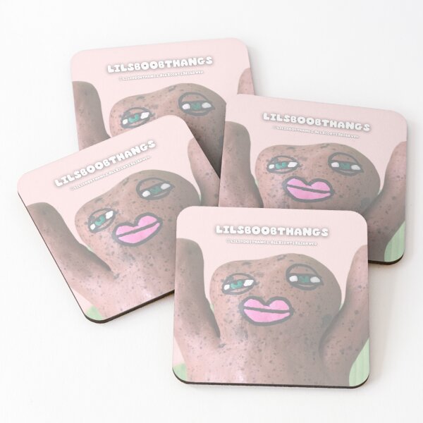 Item preview, Mr. Blob, cute blob, pastel, pink, banana leaves | @lilsboobthangs designed and sold by lilsboobthangs.