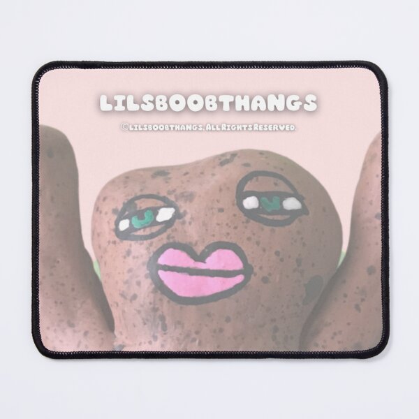 Item preview, Mr. Blob, cute blob, pastel, pink, banana leaves | @lilsboobthangs designed and sold by lilsboobthangs.