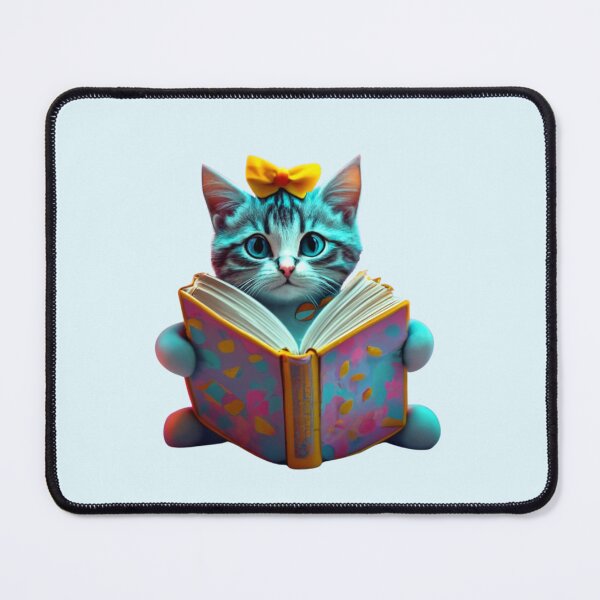 Item preview, Cat With Book Cute Cat Reading Book Funny Gifts For Cat Lovers Funny Gifts For Book Lovers designed and sold by MatthewViews.