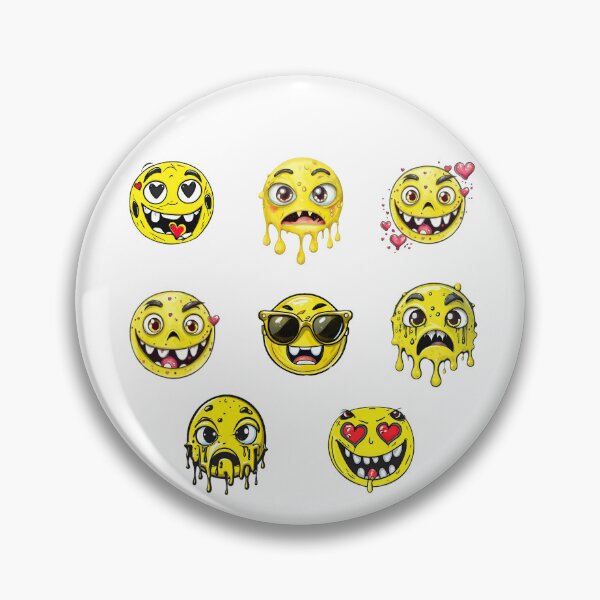 Aperçu de l'œuvre Pack d'autocollants Emoji horribles 1 créée et vendue par SW-Graphics.