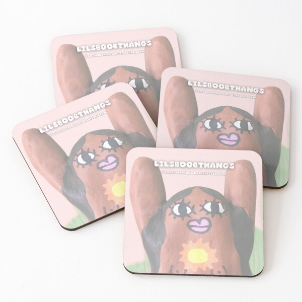 Item preview, Sunset Blob Goddess, cute blob, pastel, pink, banana leaves | @lilsboobthangs designed and sold by lilsboobthangs.