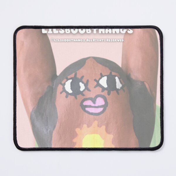 Item preview, Sunset Blob Goddess, cute blob, pastel, pink, banana leaves | @lilsboobthangs designed and sold by lilsboobthangs.