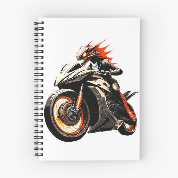 Item preview, Dragon in Attire racing a Supersport Motorcycle designed and sold by BADESIGNZZ.