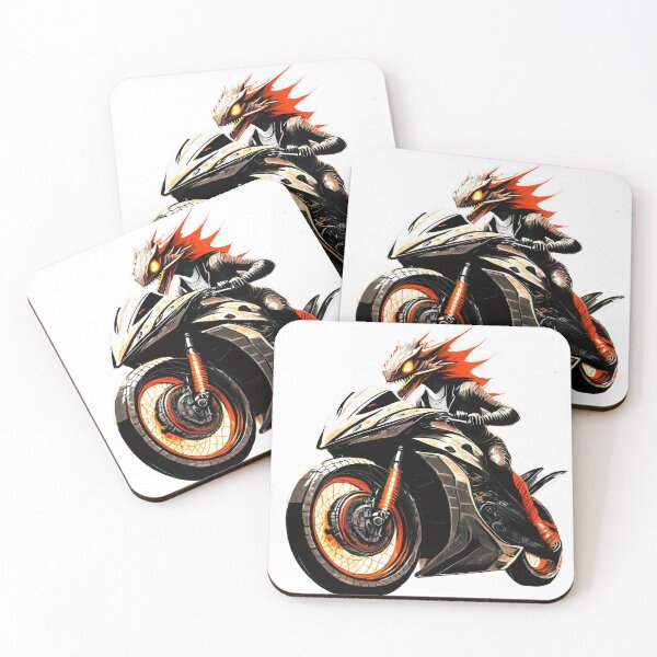 Item preview, Dragon in Attire racing a Supersport Motorcycle designed and sold by BADESIGNZZ.