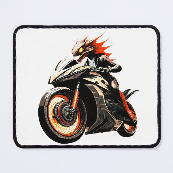 Item preview, Dragon in Attire racing a Supersport Motorcycle designed and sold by BADESIGNZZ.