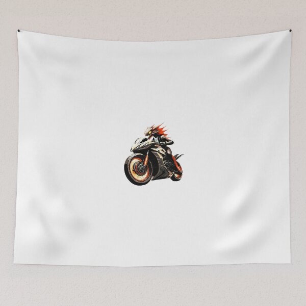 Item preview, Dragon in Attire racing a Supersport Motorcycle designed and sold by BADESIGNZZ.