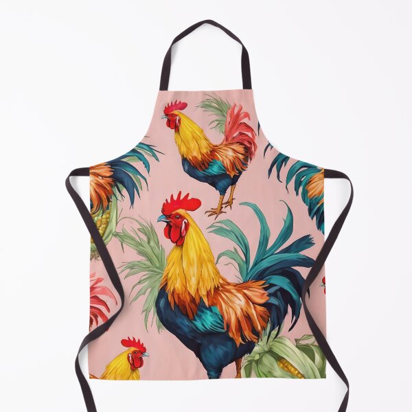 Item preview, Roosters with ears of corn. designed and sold by Ciervo Primavera.