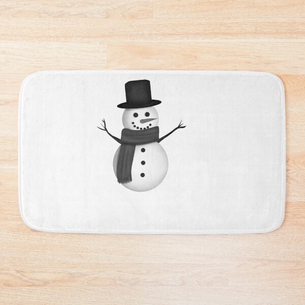 Item preview, Christmas Snowman Topper (Black and white) designed and sold by Leeh-designs.